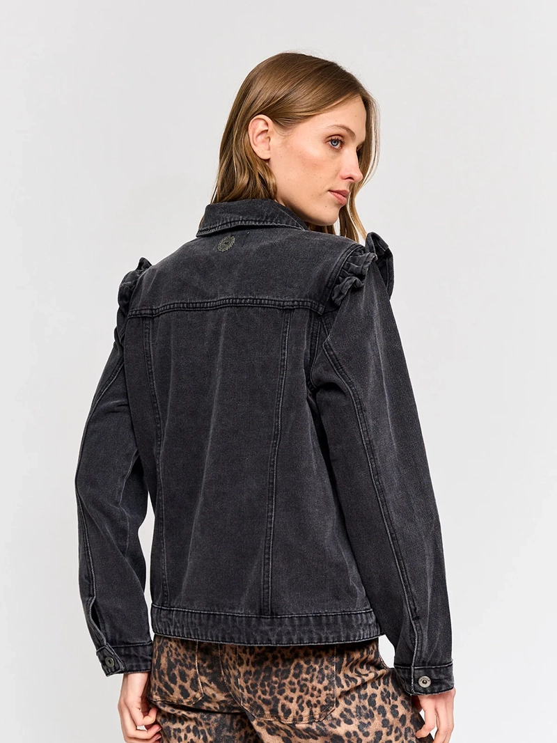 CHAQUETA MUJER TATIENNE ALGODÓN DENIM VUELOS - 3