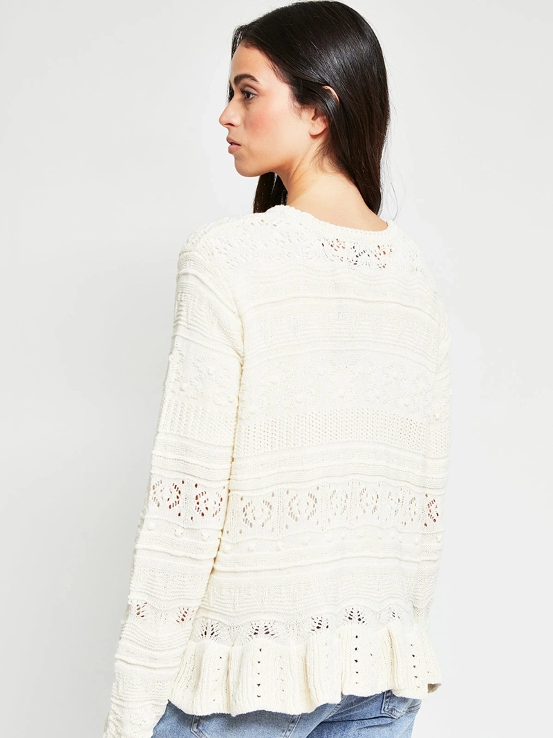 SWEATER MUJER PEPE JEANS ALGODÓN CALADO - 3
