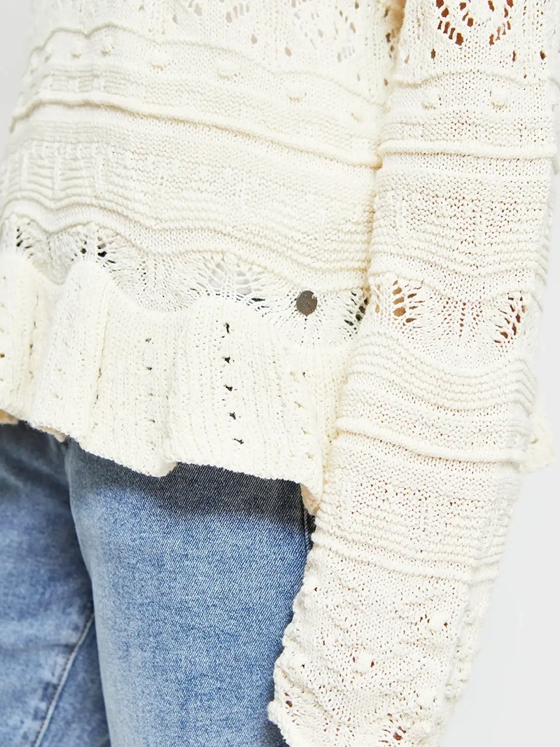 SWEATER MUJER PEPE JEANS ALGODÓN CALADO - 4