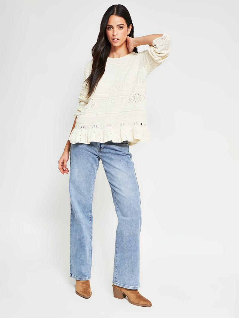 SWEATER MUJER PEPE JEANS ALGODÓN CALADO - 5