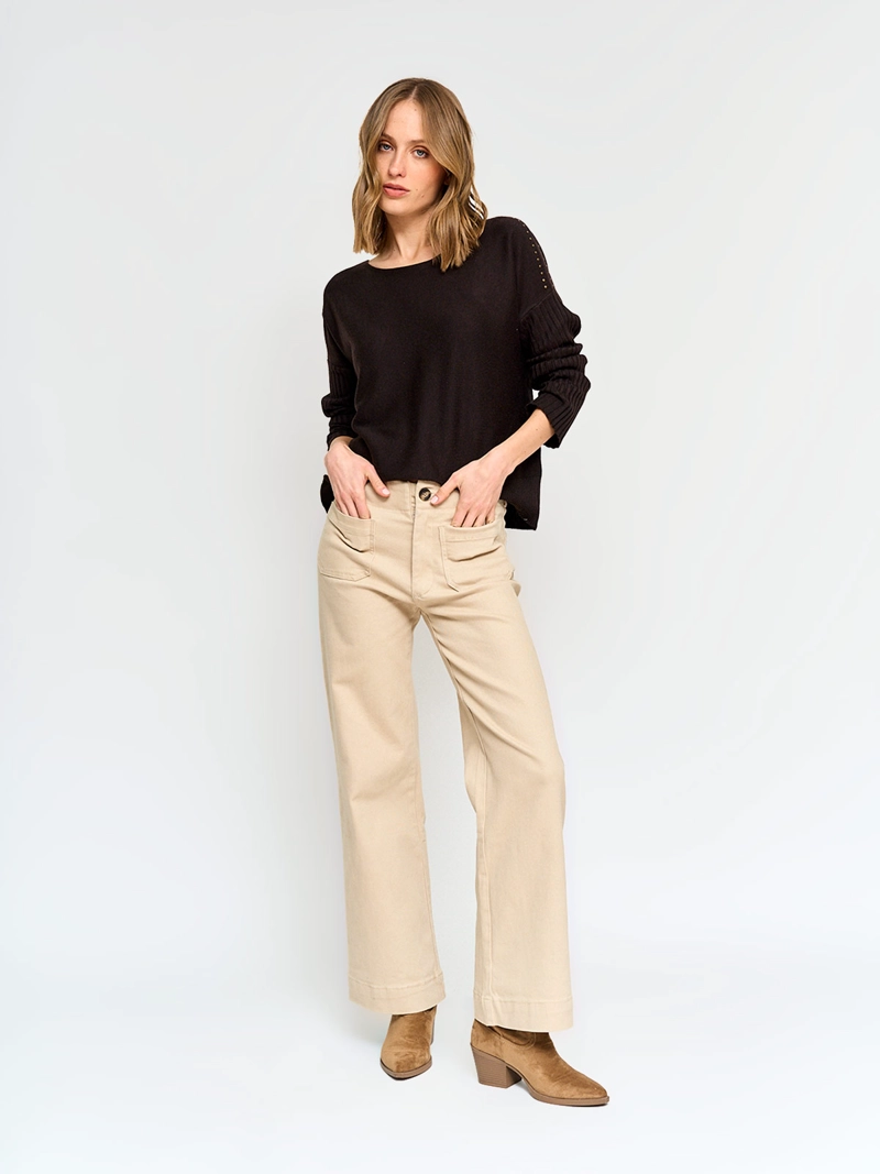 SWEATER MUJER TATIENNE CUELLO REDONDO - 4
