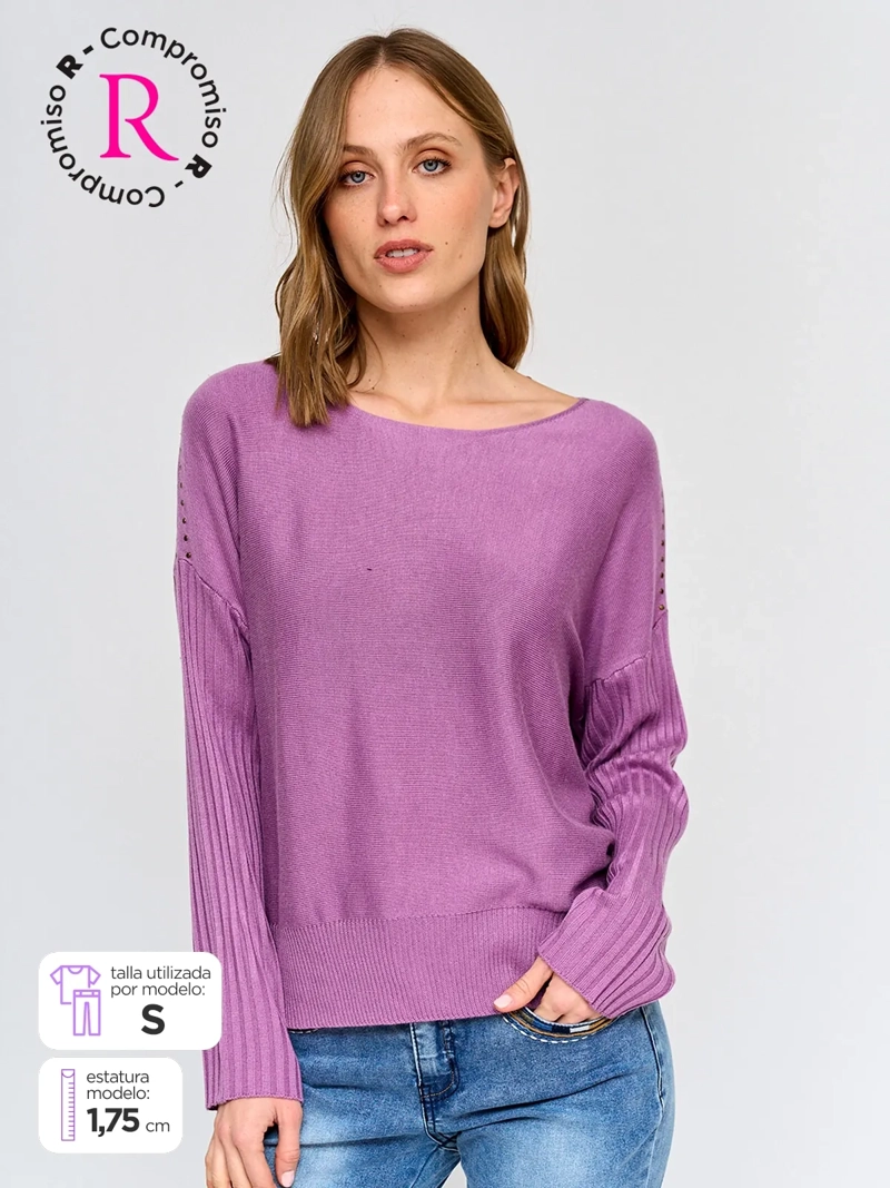 SWEATER MUJER TATIENNE CUELLO REDONDO - 1