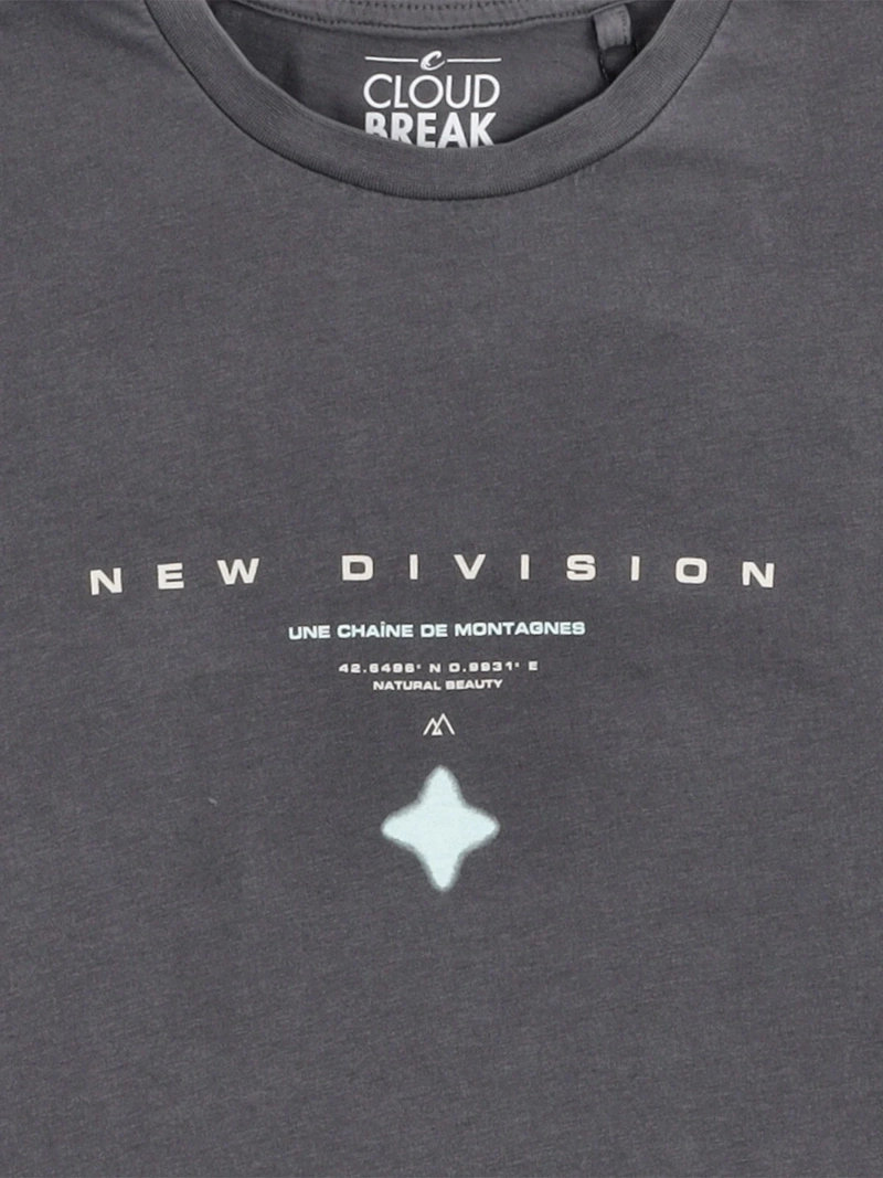 POLERA NIÑO CLOUDBREAK ALGODÓN MANGA CORTA - 3