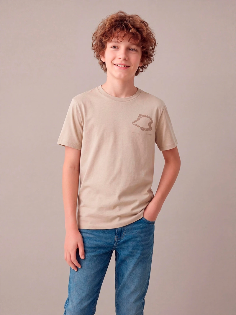 POLERA NIÑO CLOUDBREAK ALGODÓN MANGA CORTA