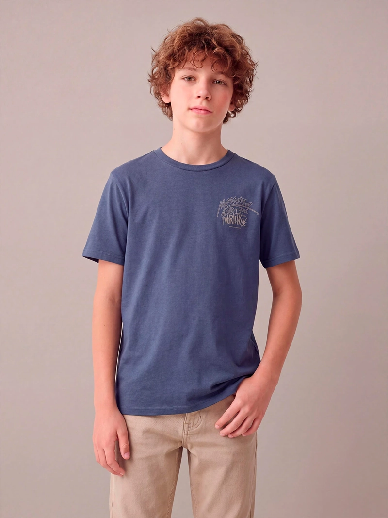 POLERA NIÑO CLOUDBREAK ALGODÓN MANGA CORTA