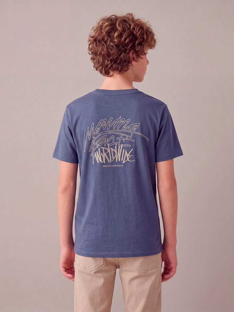 POLERA NIÑO CLOUDBREAK ALGODÓN MANGA CORTA - 2