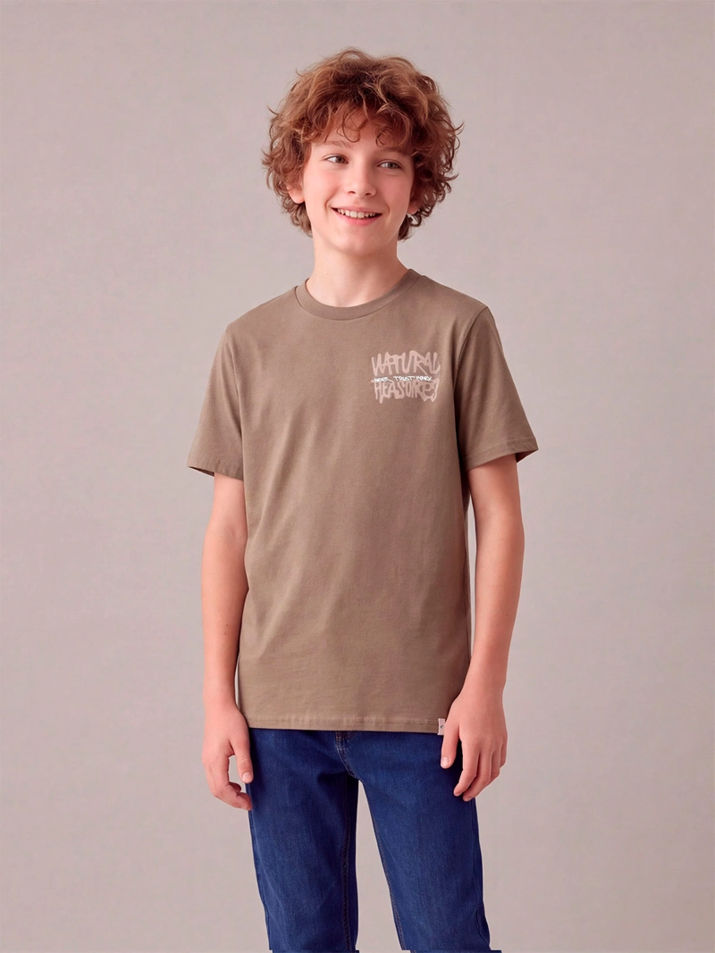POLERA NIÑO CLOUDBREAK ALGODÓN MANGA CORTA