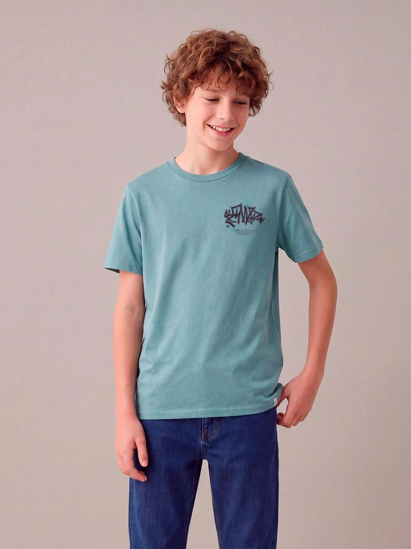 POLERA NIÑO CLOUDBREAK ALGODÓN MANGA CORTA