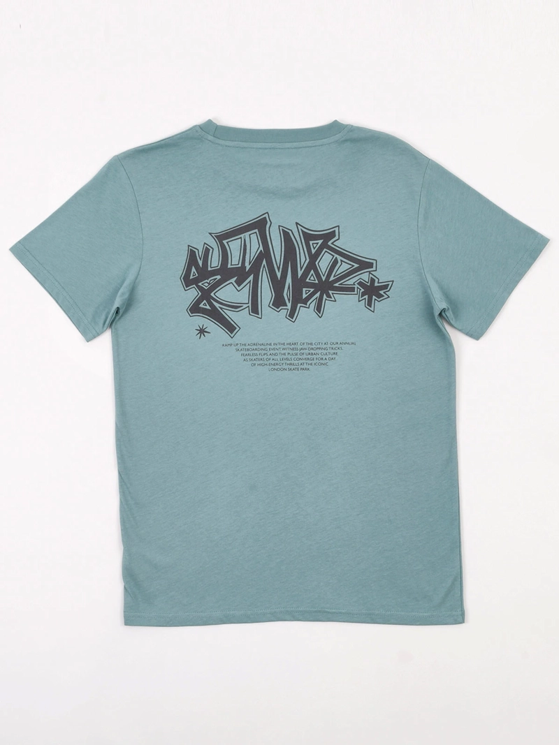 POLERA NIÑO CLOUDBREAK ALGODÓN MANGA CORTA - 4