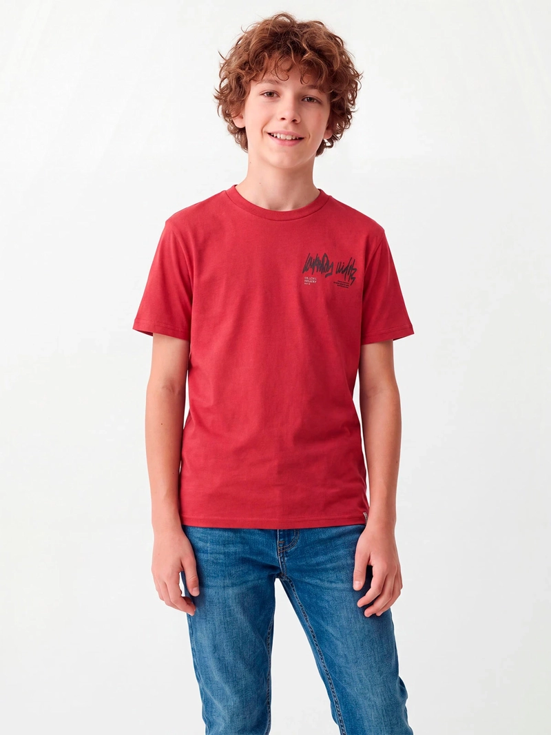 POLERA NIÑO CLOUDBREAK ALGODÓN MANGA CORTA