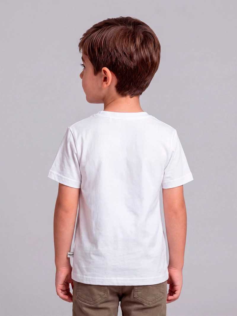 POLERA NIÑO HARVEST ALGODÓN MANGA CORTA - 2