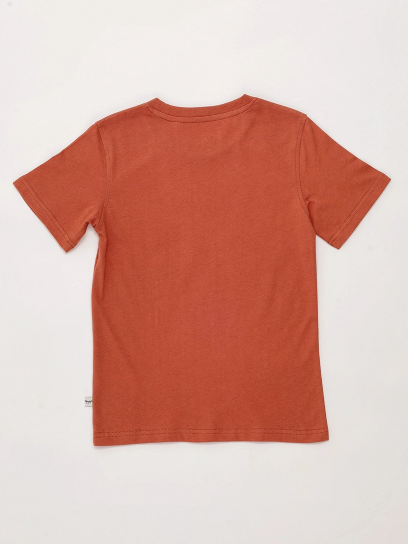 POLERA NIÑO HARVEST ALGODÓN MANGA CORTA - 4