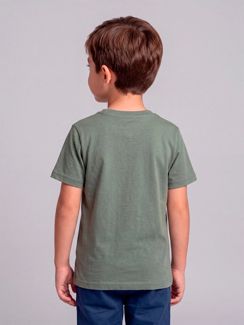 POLERA NIÑO HARVEST ALGODÓN MANGA CORTA - 2