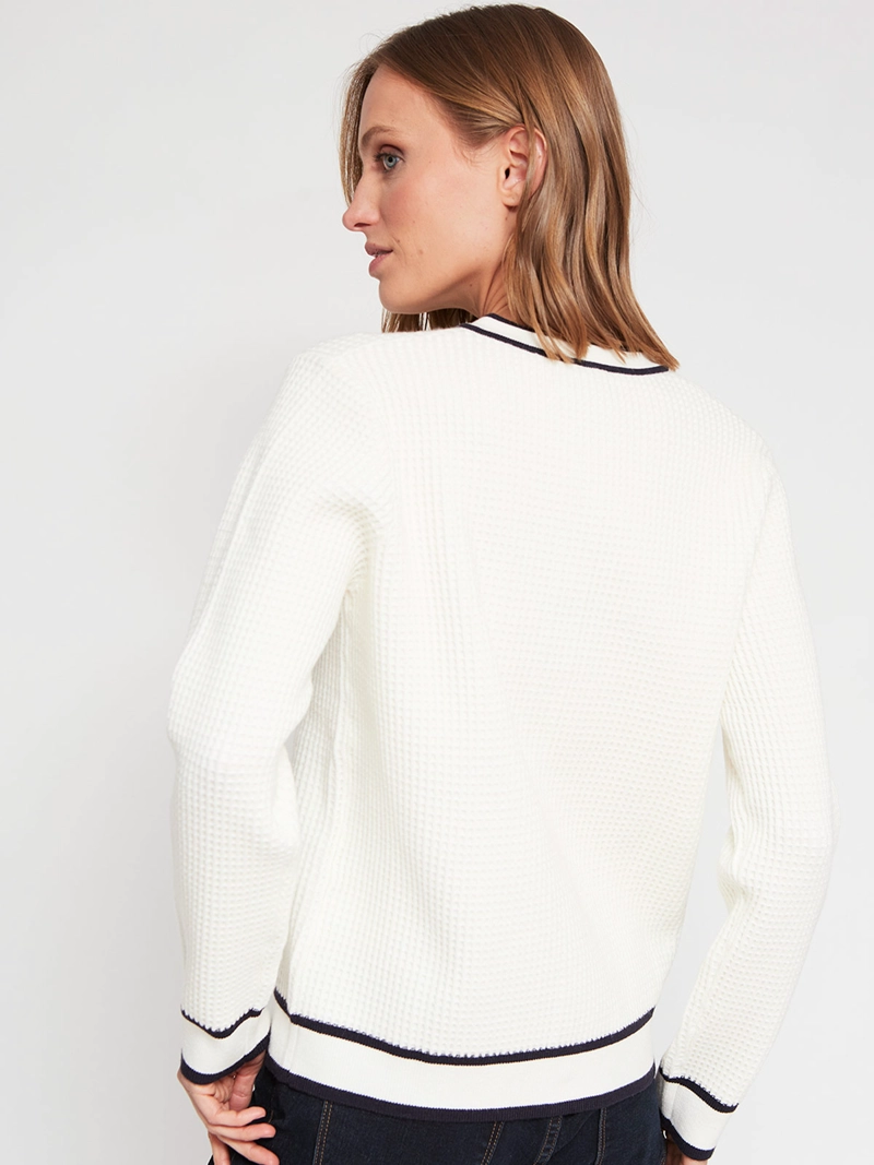 CARDIGAN MUJER CACHAREL TEXTURA Y BOTONES - 2