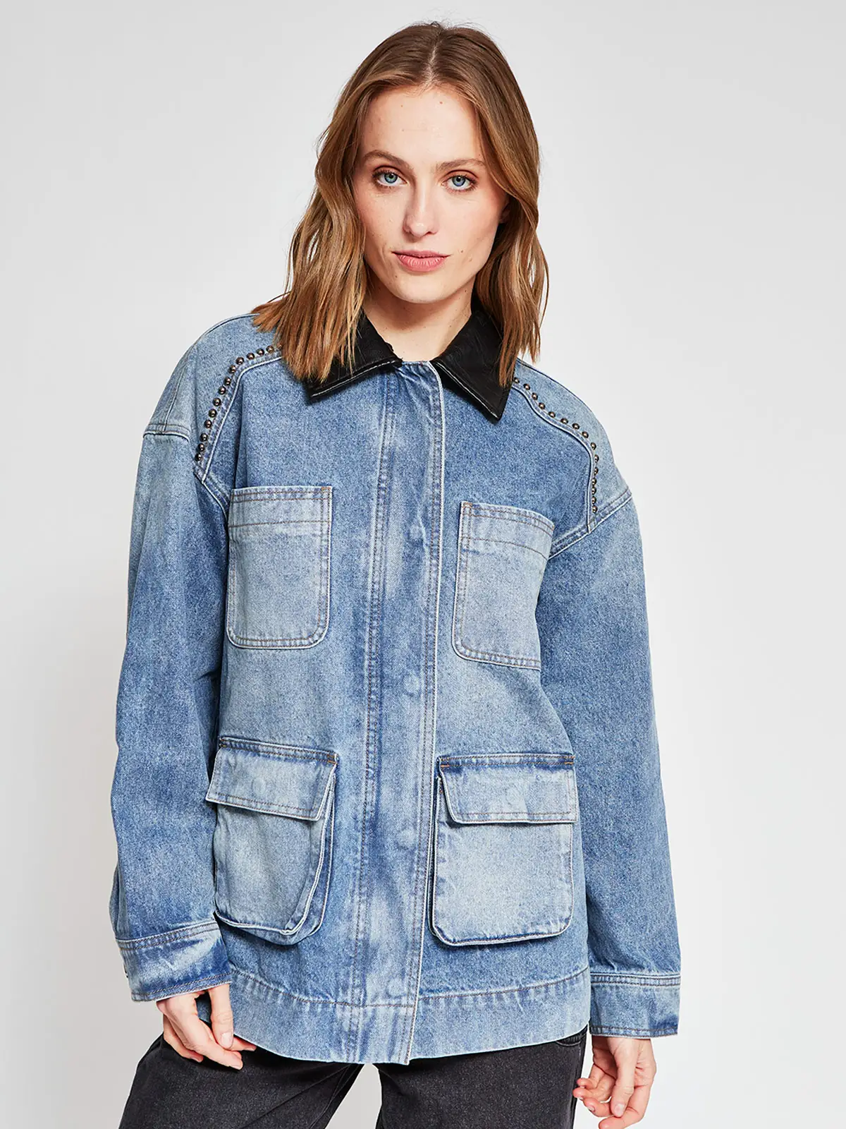 CHAQUETA MUJER BARBADOS ALGODÓN DENIM - 2