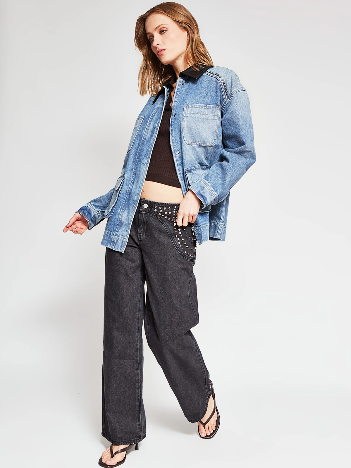 CHAQUETA MUJER BARBADOS ALGODÓN DENIM - 5