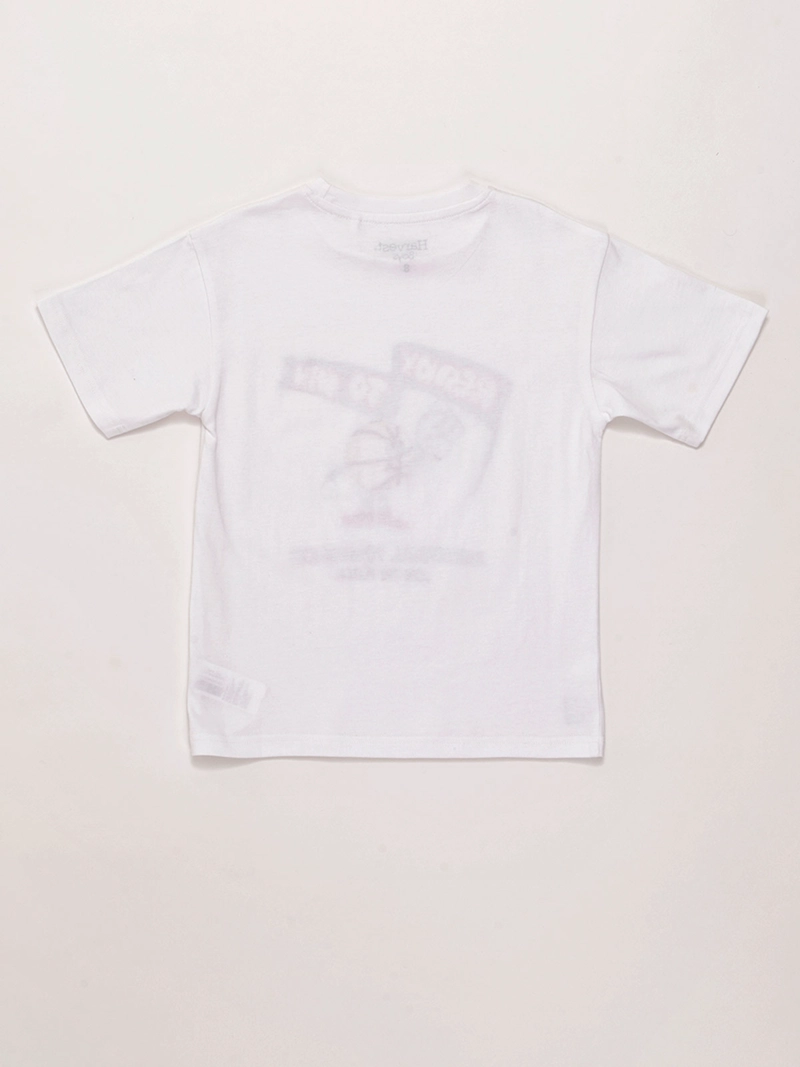 POLERA NIÑO HARVEST ALGODÓN MANGA CORTA - 4