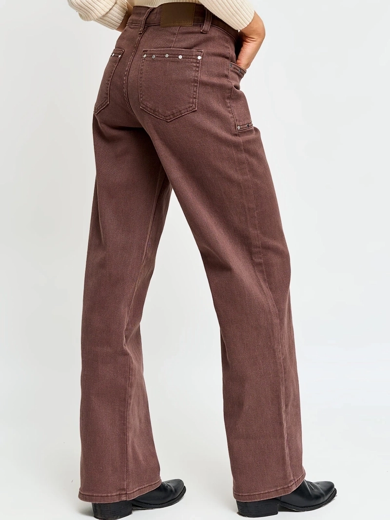 JEANS MUJER BARBADOS ALGODÓN TACHAS - 3