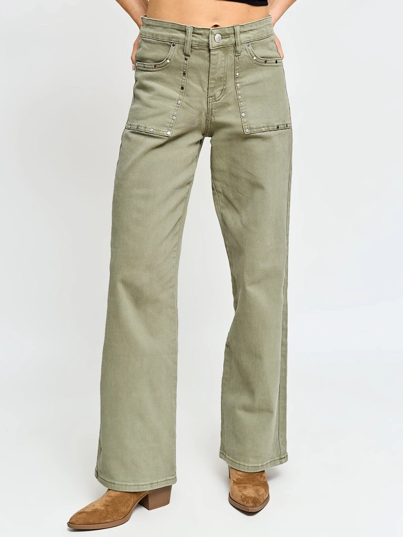 JEANS MUJER BARBADOS ALGODÓN TACHAS - 2