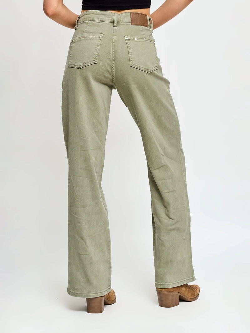 JEANS MUJER BARBADOS ALGODÓN TACHAS - 3