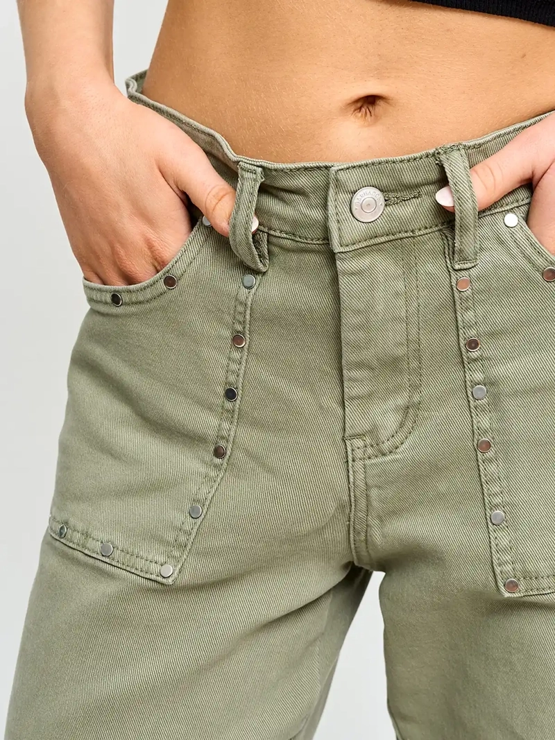 JEANS MUJER BARBADOS ALGODÓN TACHAS - 4