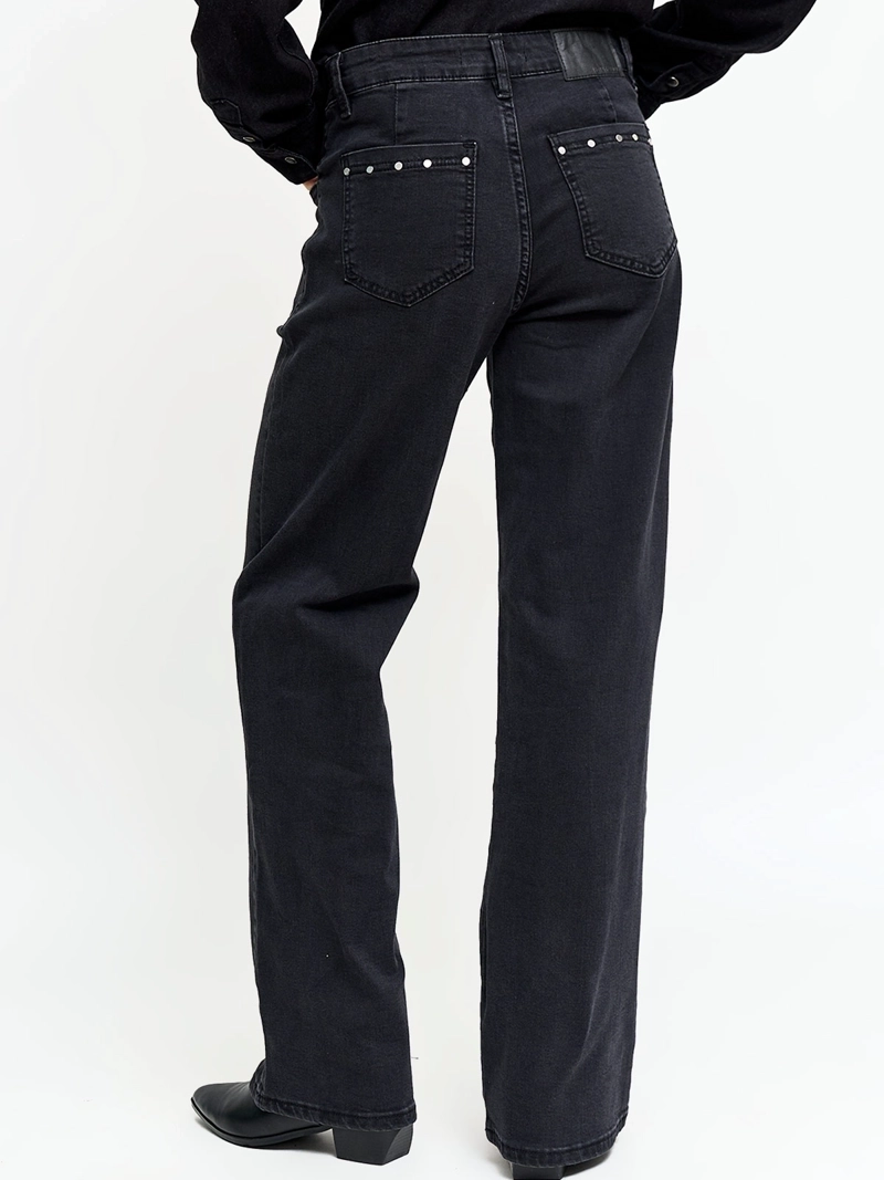 JEANS MUJER BARBADOS ALGODÓN TACHAS - 3