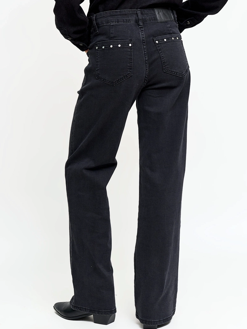 JEANS MUJER BARBADOS ALGODÓN TACHAS - 3