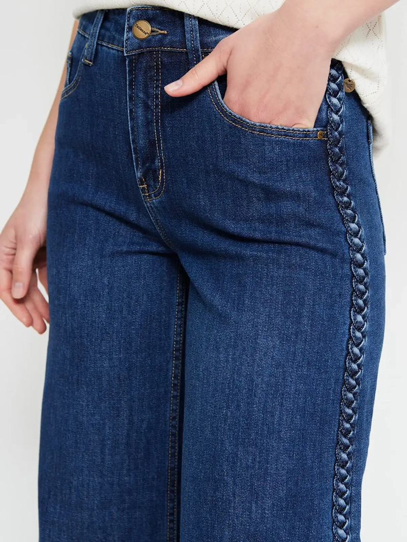 JEANS MUJER TATIENNE ALGODÓN BORDADO - 4