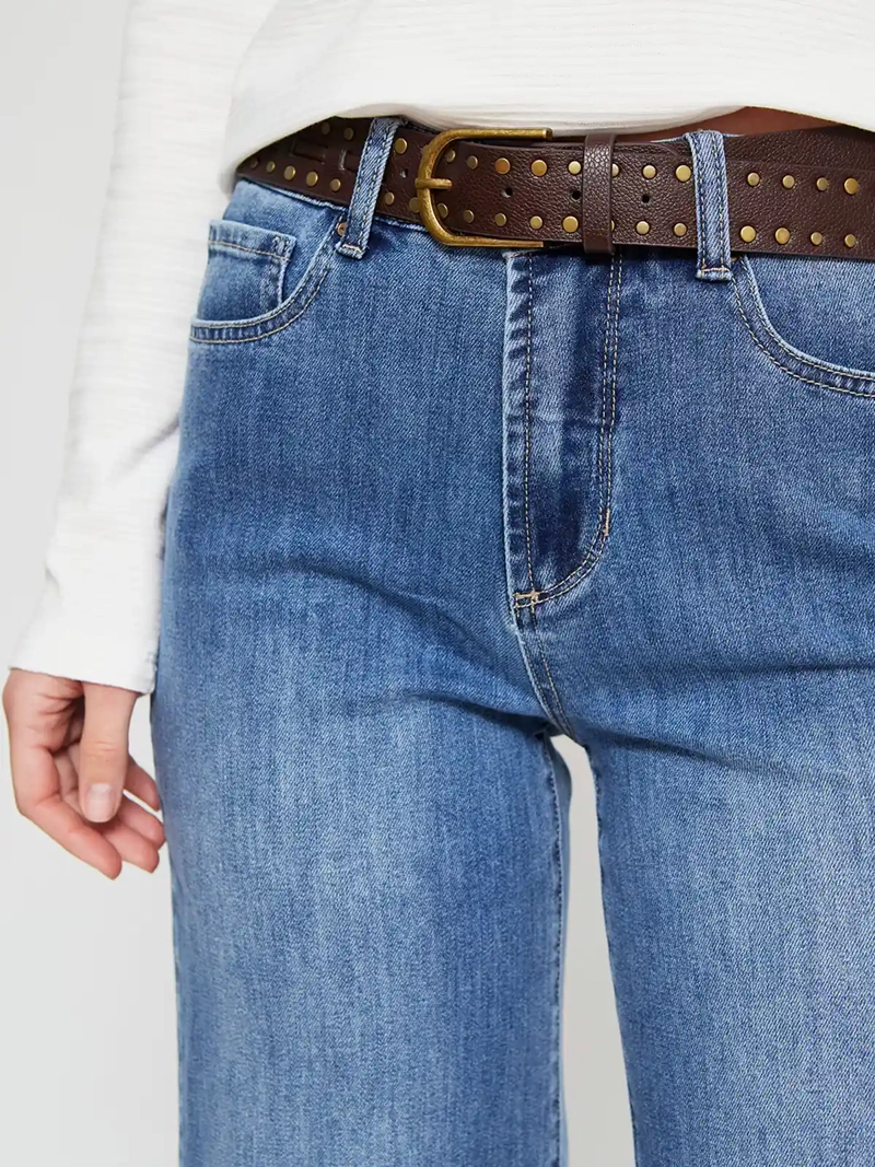 JEANS MUJER TATIENNE ALGODÓN WIDE LEG - 4