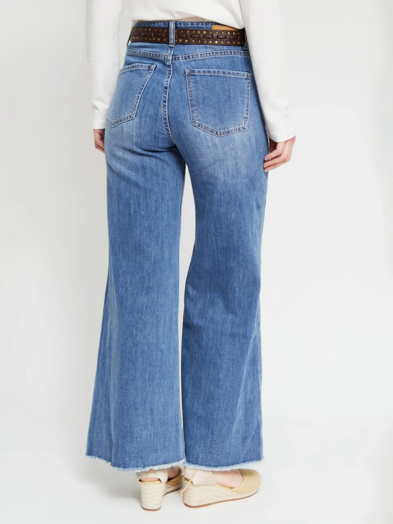 JEANS MUJER TATIENNE ALGODÓN WIDE LEG - 3
