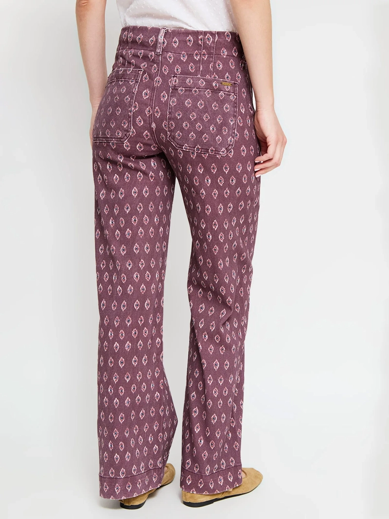 PANTALÓN MUJER TATIENNE ALGODÓN WIDE LEG ESTAMPADO - 3