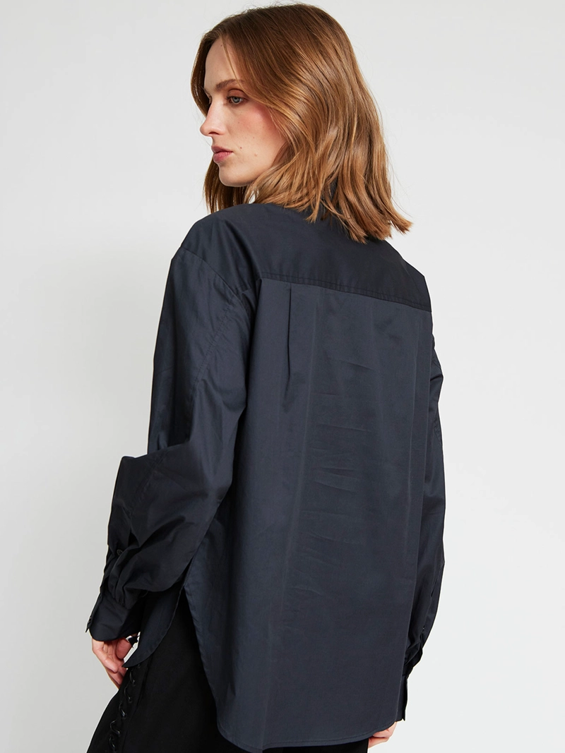 BLUSA MUJER MARIA CHER X MARQUIS ALGODÓN CAMISERA MOSTACILLAS - 3