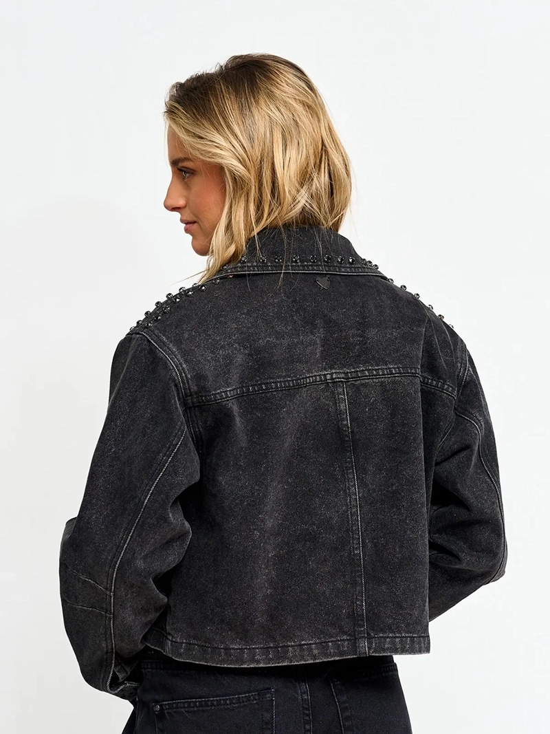 CHAQUETA MUJER BARBADOS ALGODÓN BRILLOS - 3