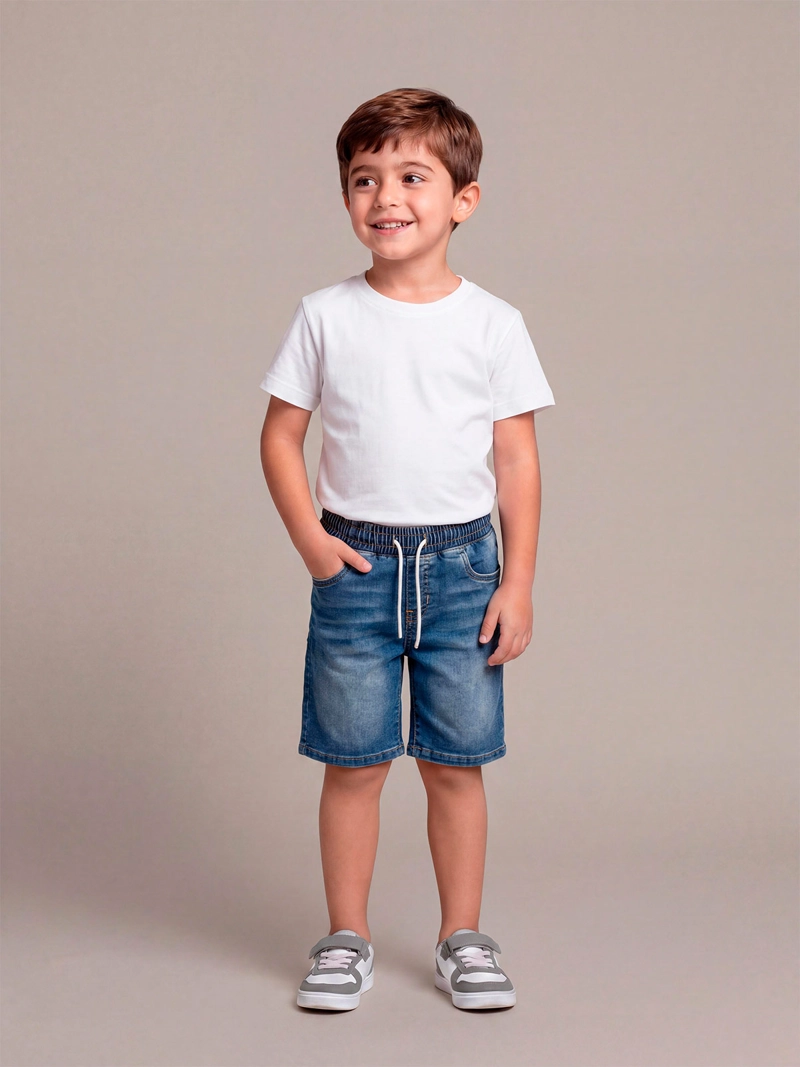 SHORT NIÑO HARVEST ALGODÓN DENIM