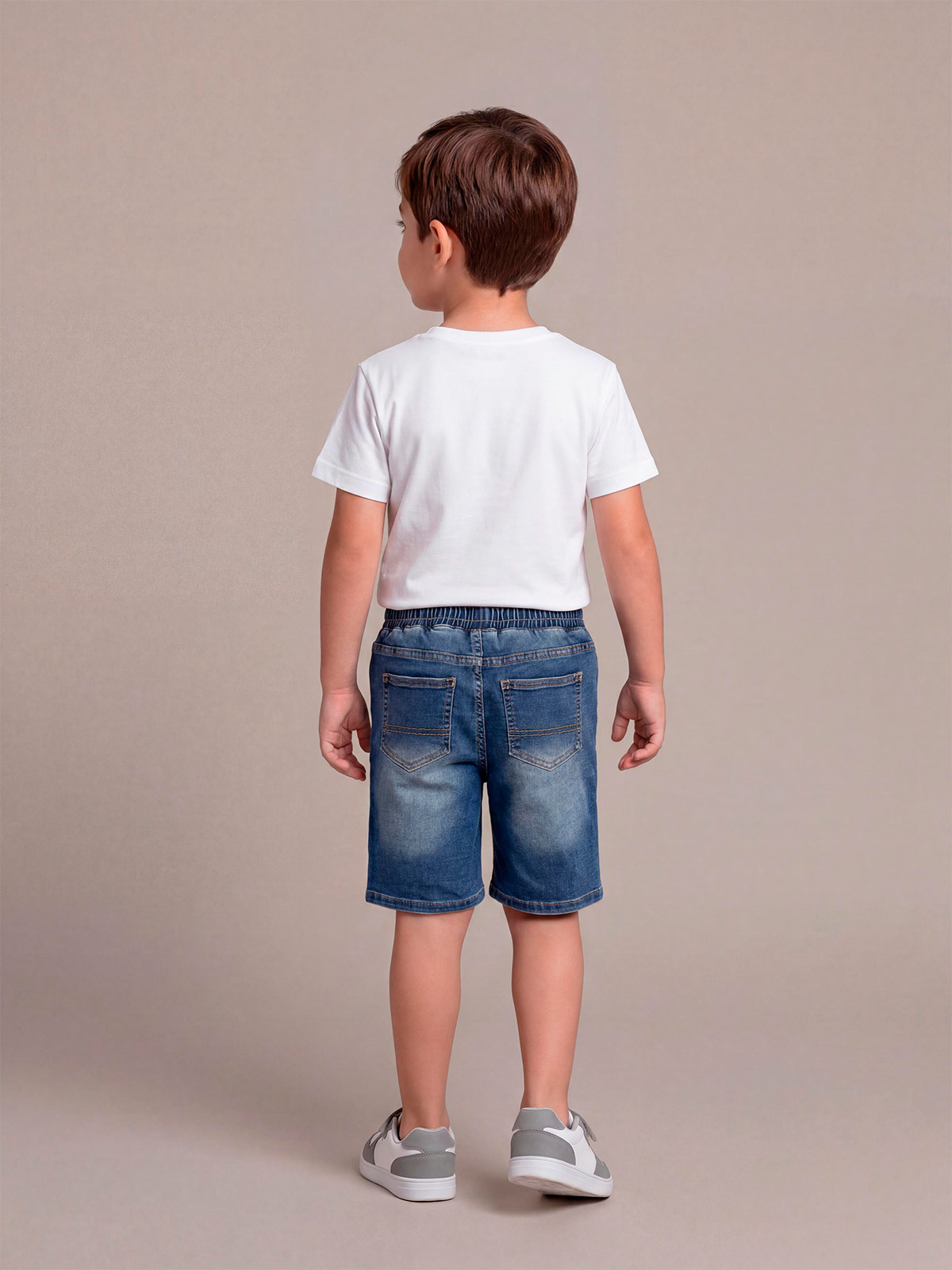 SHORT NIÑO HARVEST ALGODÓN DENIM - 2