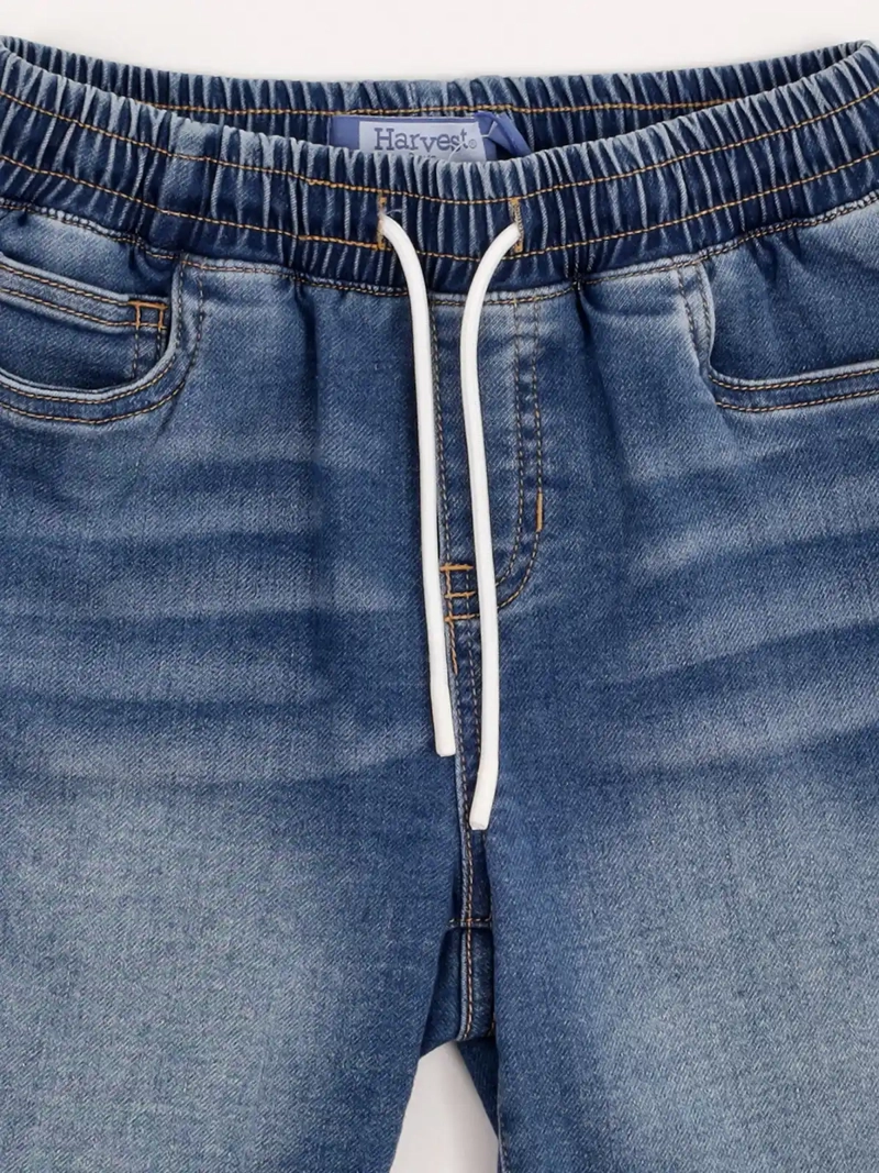 SHORT NIÑO HARVEST ALGODÓN DENIM - 5