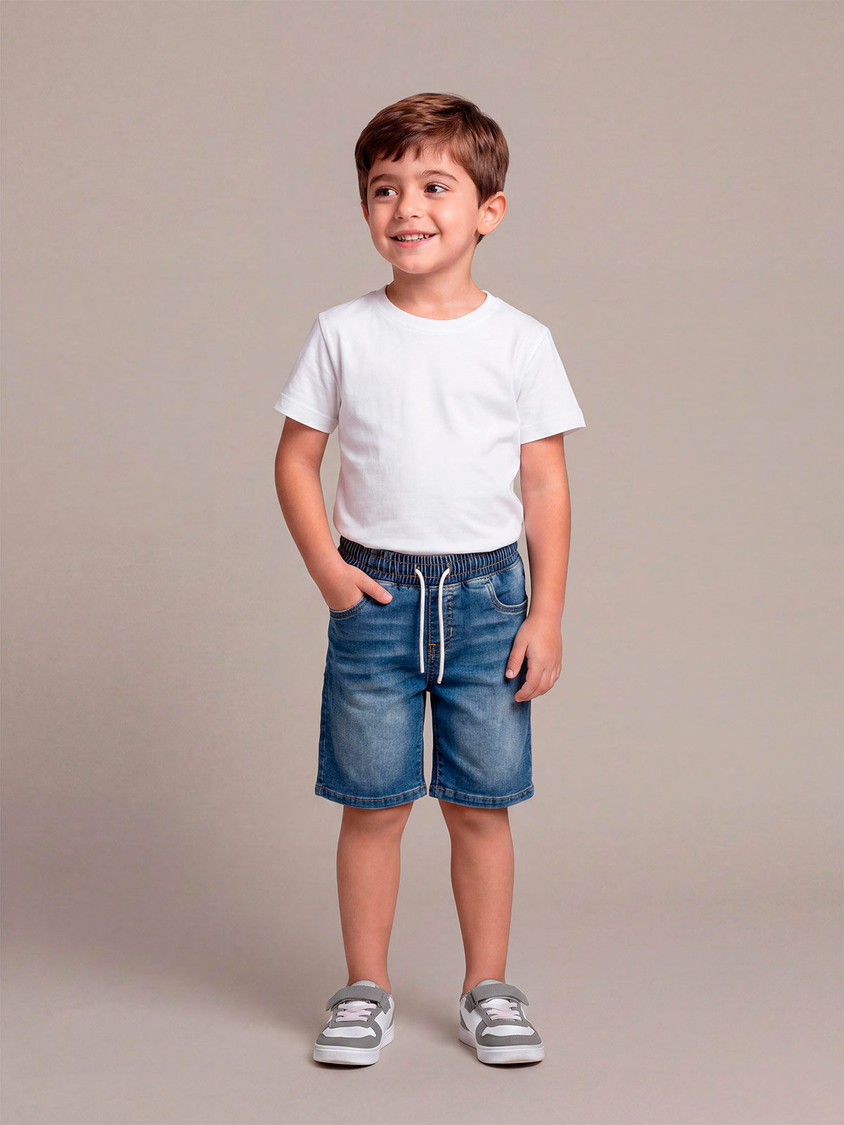 SHORT NIÑO HARVEST ALGODÓN DENIM