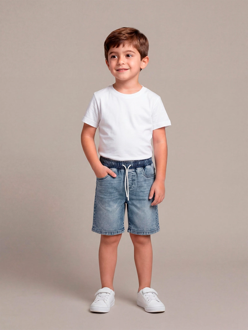 SHORT NIÑO HARVEST ALGODÓN DENIM