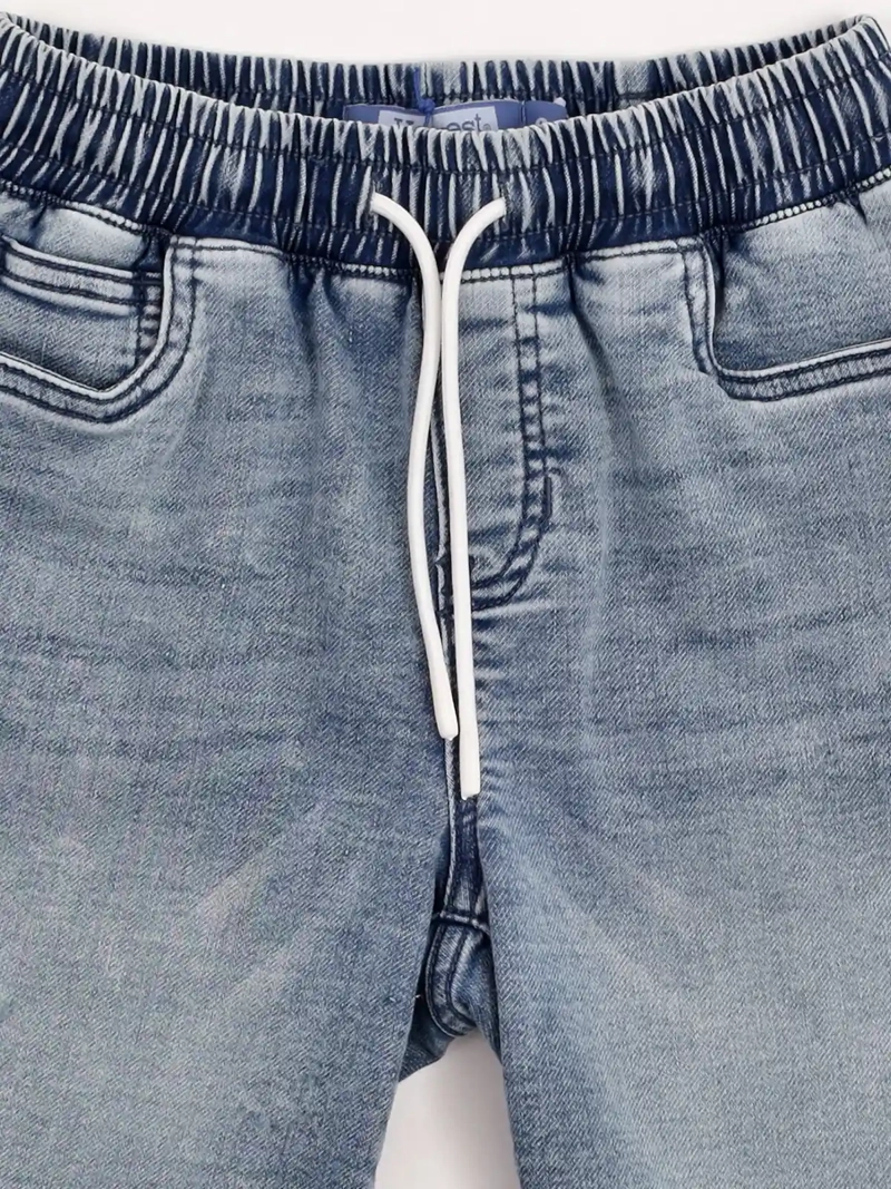SHORT NIÑO HARVEST ALGODÓN DENIM - 5