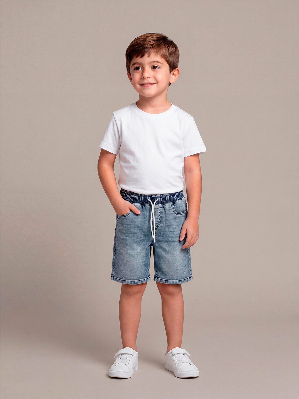 SHORT NIÑO HARVEST ALGODÓN DENIM
