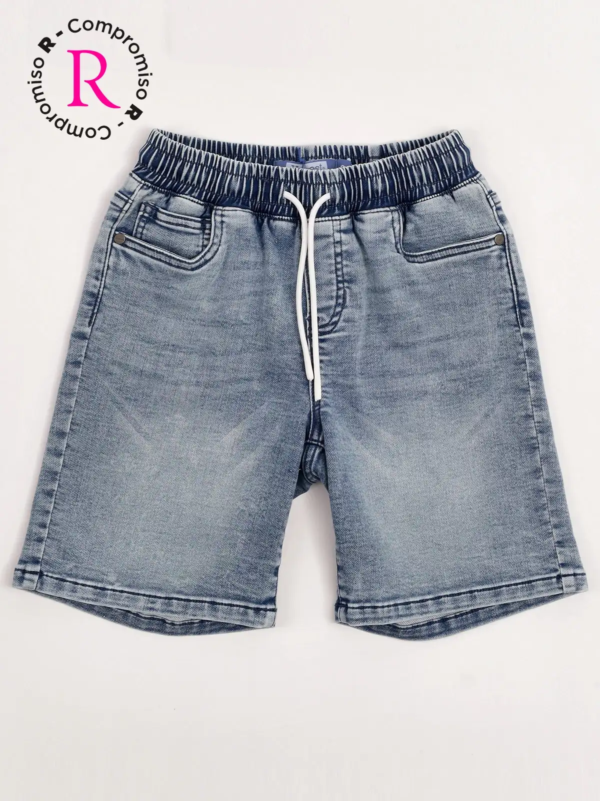 SHORT NIÑO HARVEST ALGODÓN DENIM - 3