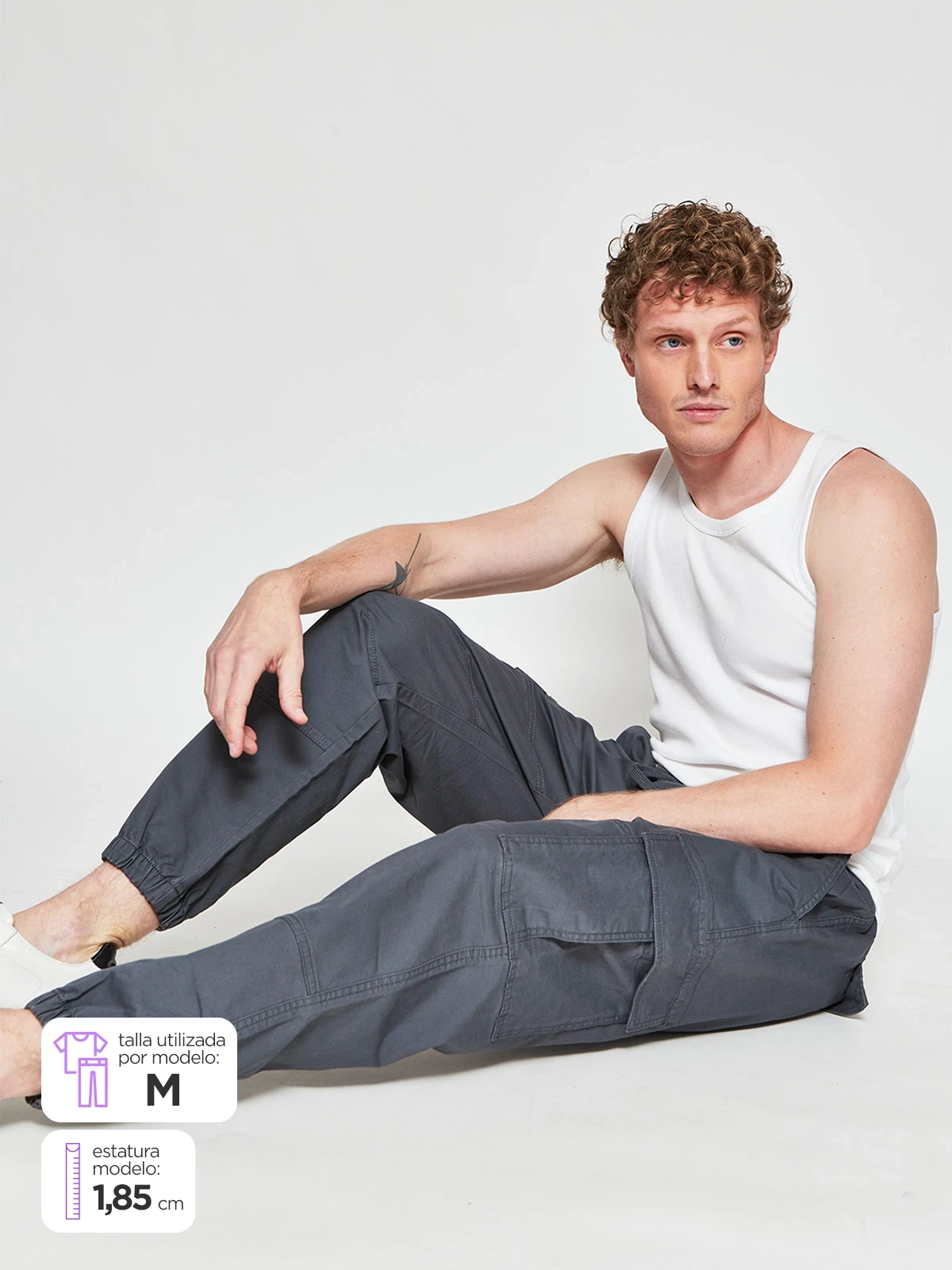 PANTALÓN HOMBRE INDEX ALGODÓN CARGO FIT