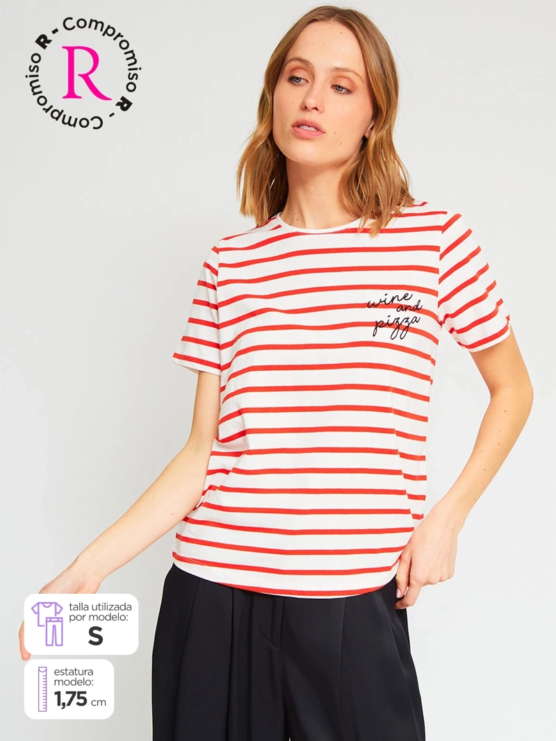 POLERA MUJER MARQUIS ALGODÓN ESTAMPADA - 1