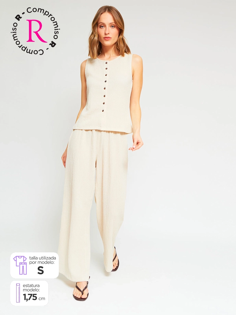 PANTALÓN MUJER MARQUIS TEXTURA - 1