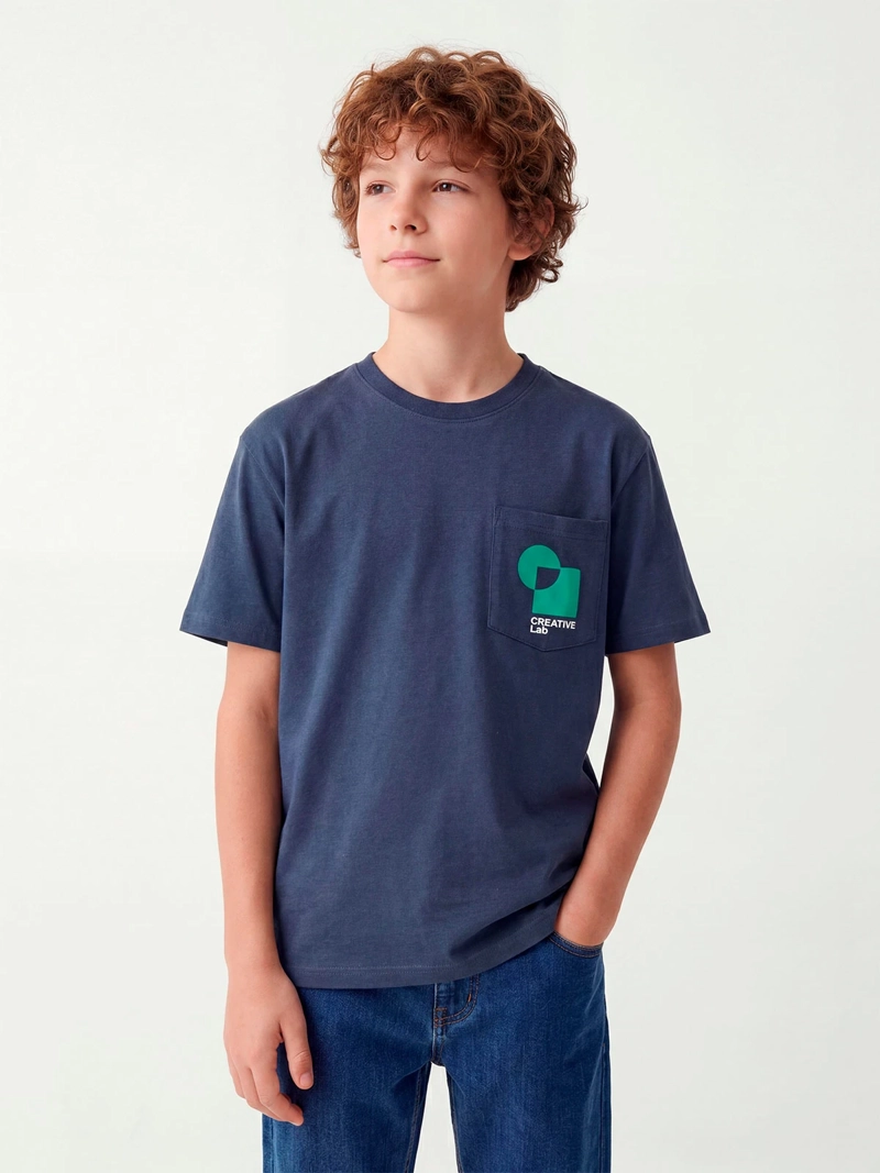 POLERA NIÑO CLOUDBREAK ALGODÓN MANGA CORTA - 1