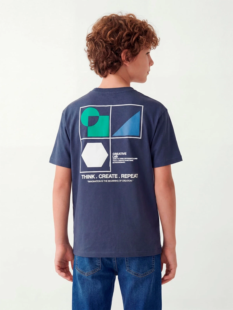 POLERA NIÑO CLOUDBREAK ALGODÓN MANGA CORTA - 2