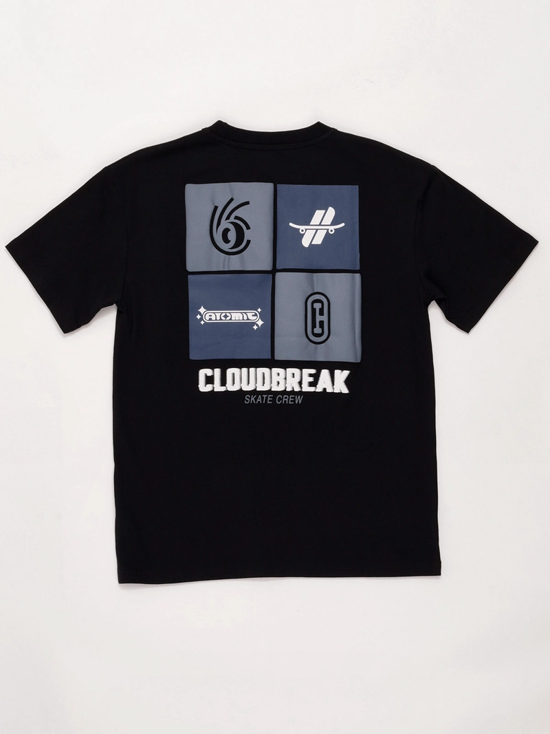 POLERA NIÑO CLOUDBREAK ALGODÓN MANGA CORTA - 4
