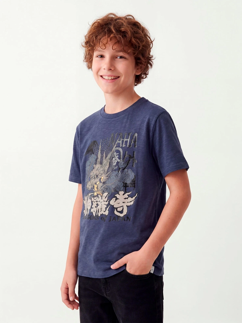 POLERA NIÑO CLOUDBREAK ALGODÓN MANGA CORTA