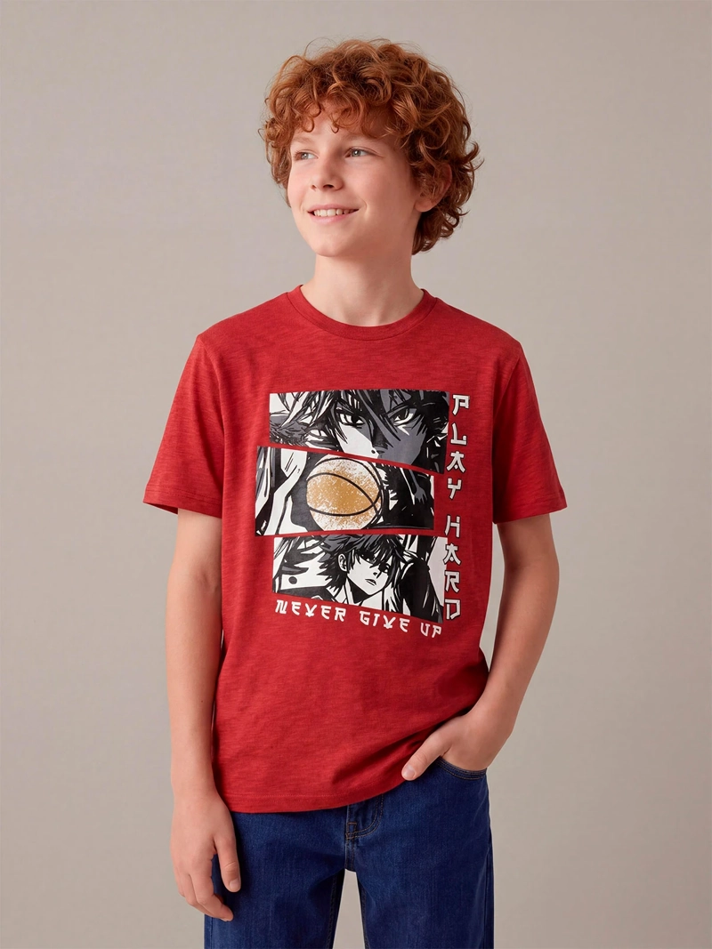 POLERA NIÑO CLOUDBREAK ALGODÓN MANGA CORTA - 1