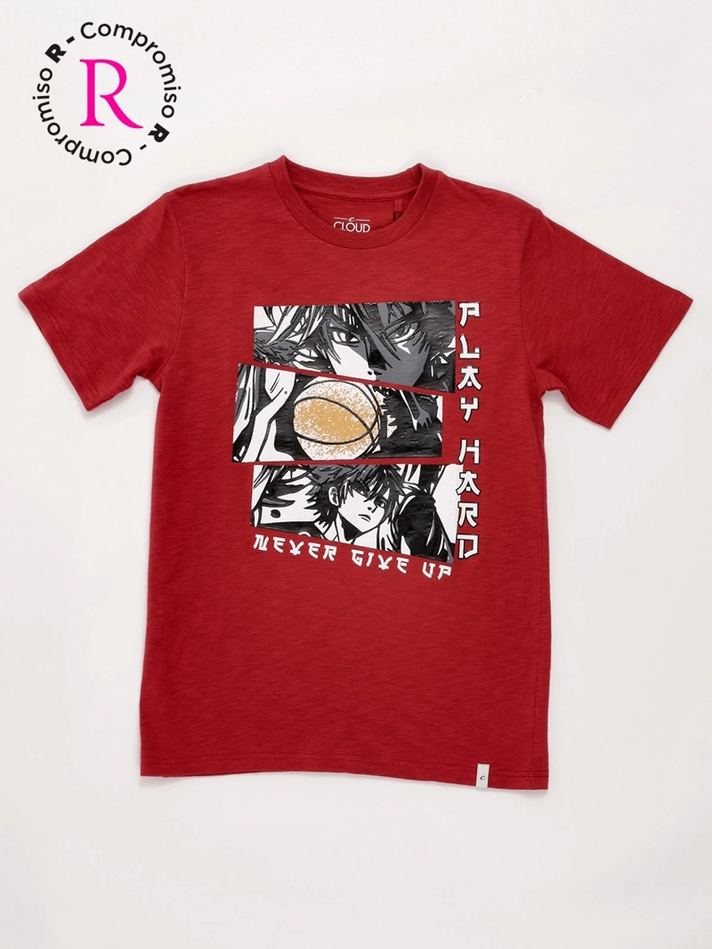 POLERA NIÑO CLOUDBREAK ALGODÓN MANGA CORTA - 3